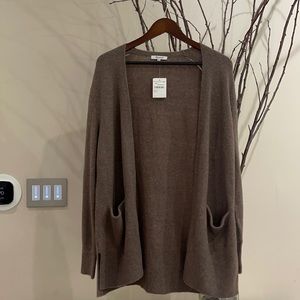 NWT | Madewell Open Front Patch Pocket Cardigan